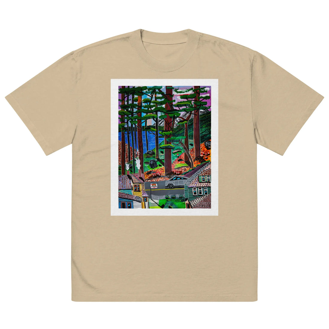Oversized faded t-shirt TEE