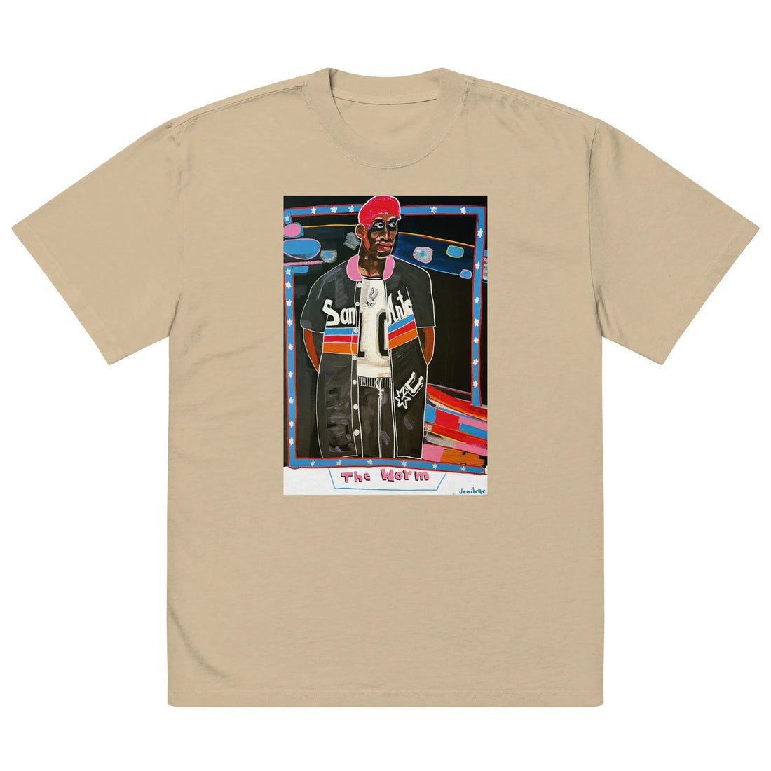 Oversized faded t-shirt TEE