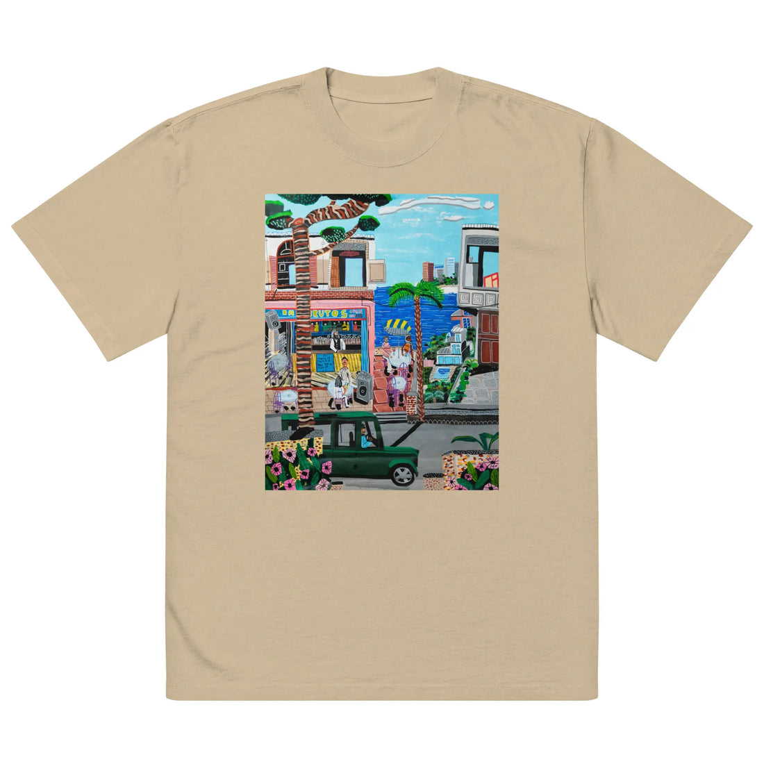 Oversized faded t-shirt TEE