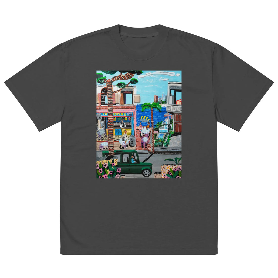 Oversized faded t-shirt TEE