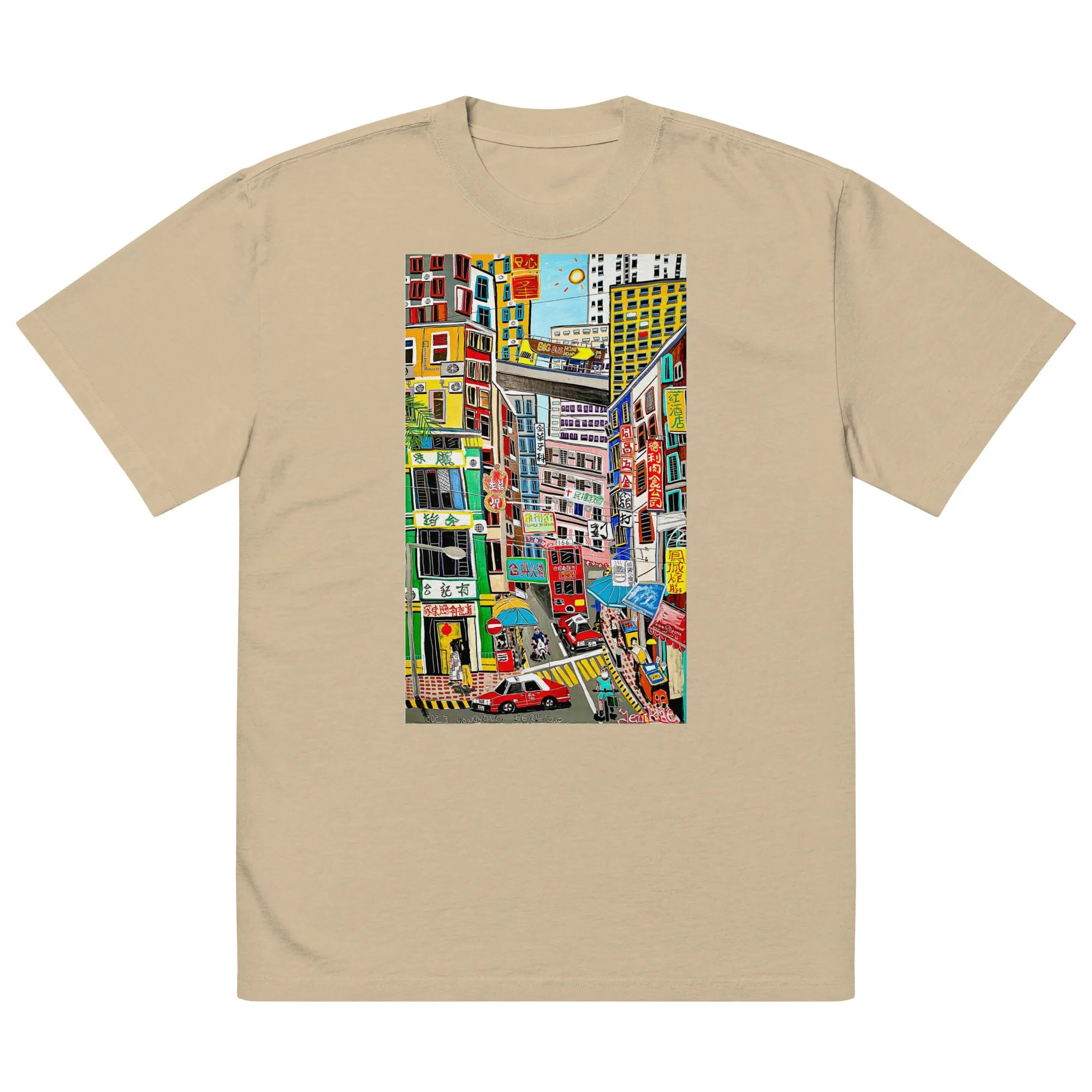 Oversized faded t-shirt TEE