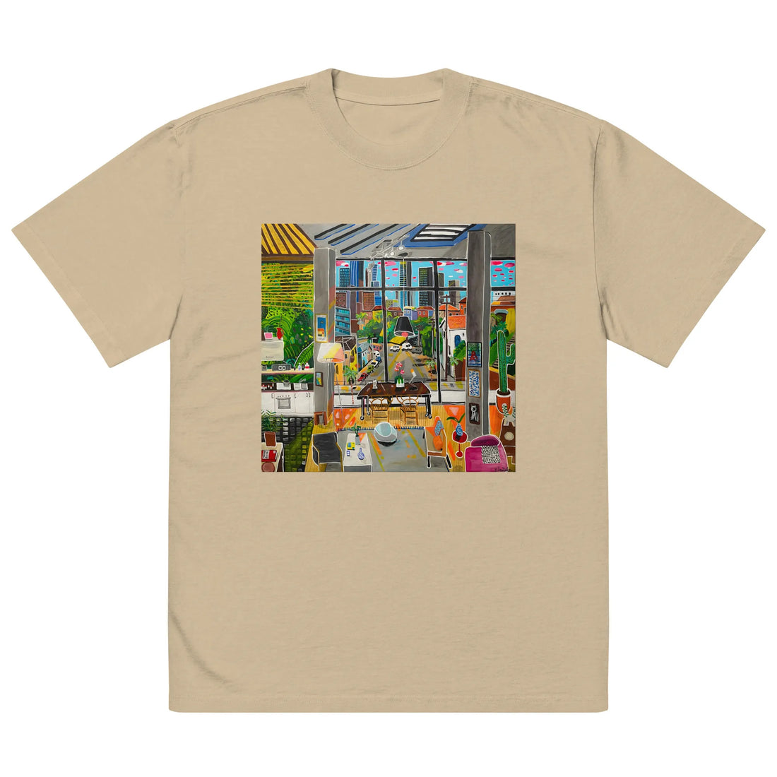 Oversized faded t-shirt TEE