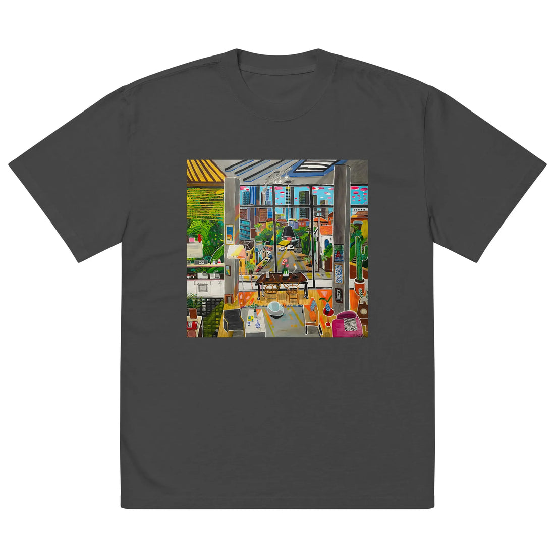 Oversized faded t-shirt TEE