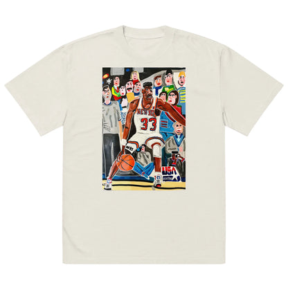 Oversized faded t-shirt TEE