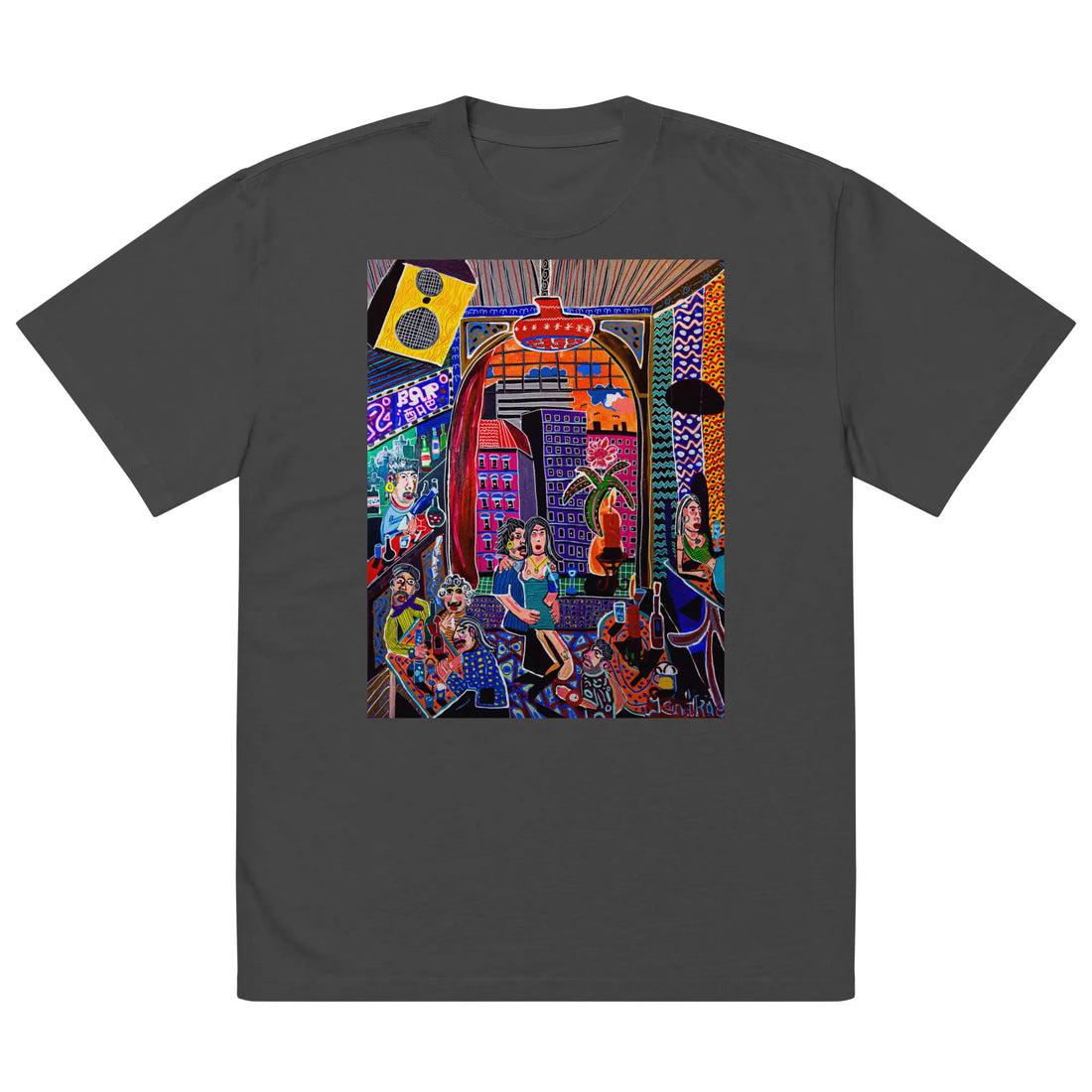 Oversized faded t-shirt TEE