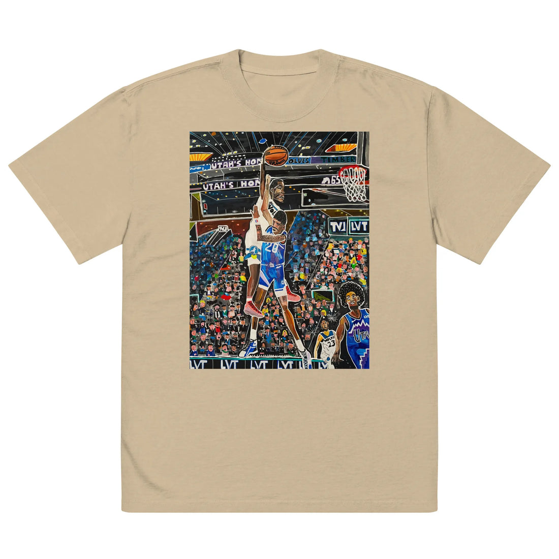 Oversized faded t-shirt TEE