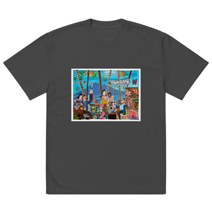 Oversized faded t-shirt TEE