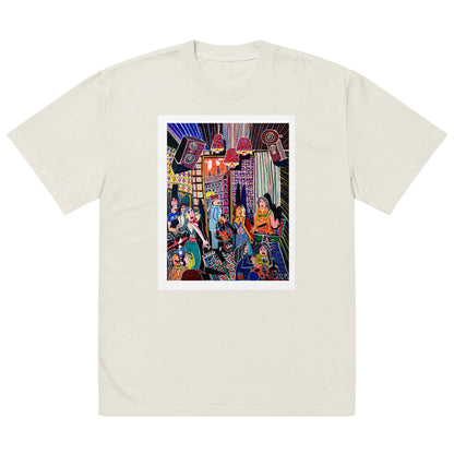 Oversized faded t-shirt TEE