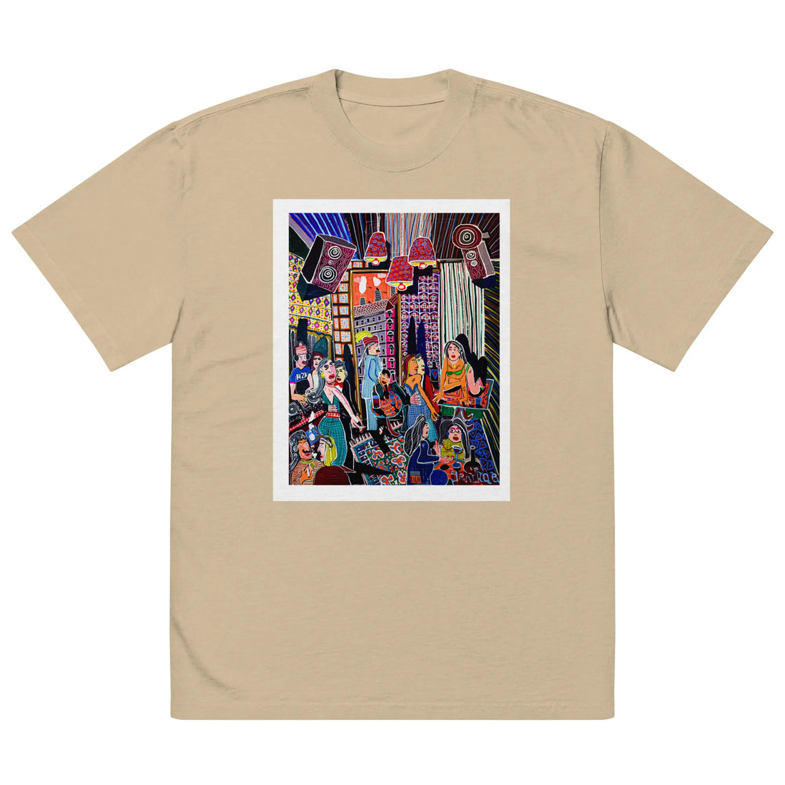 Oversized faded t-shirt TEE