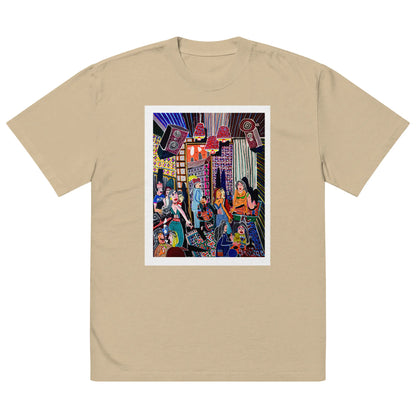 Oversized faded t-shirt TEE