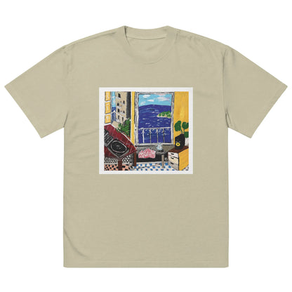 Oversized faded t-shirt TEE