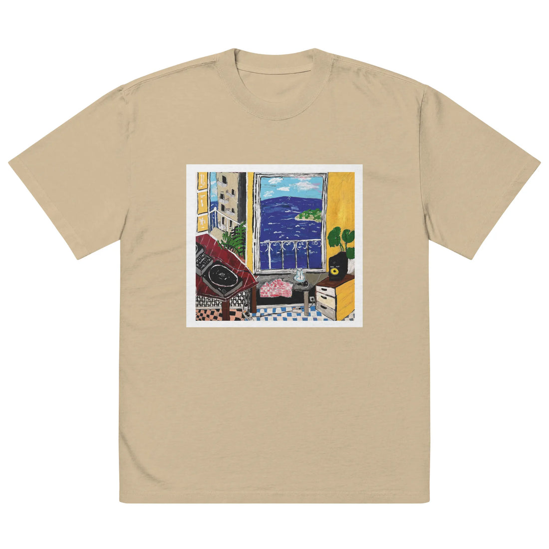 Oversized faded t-shirt TEE