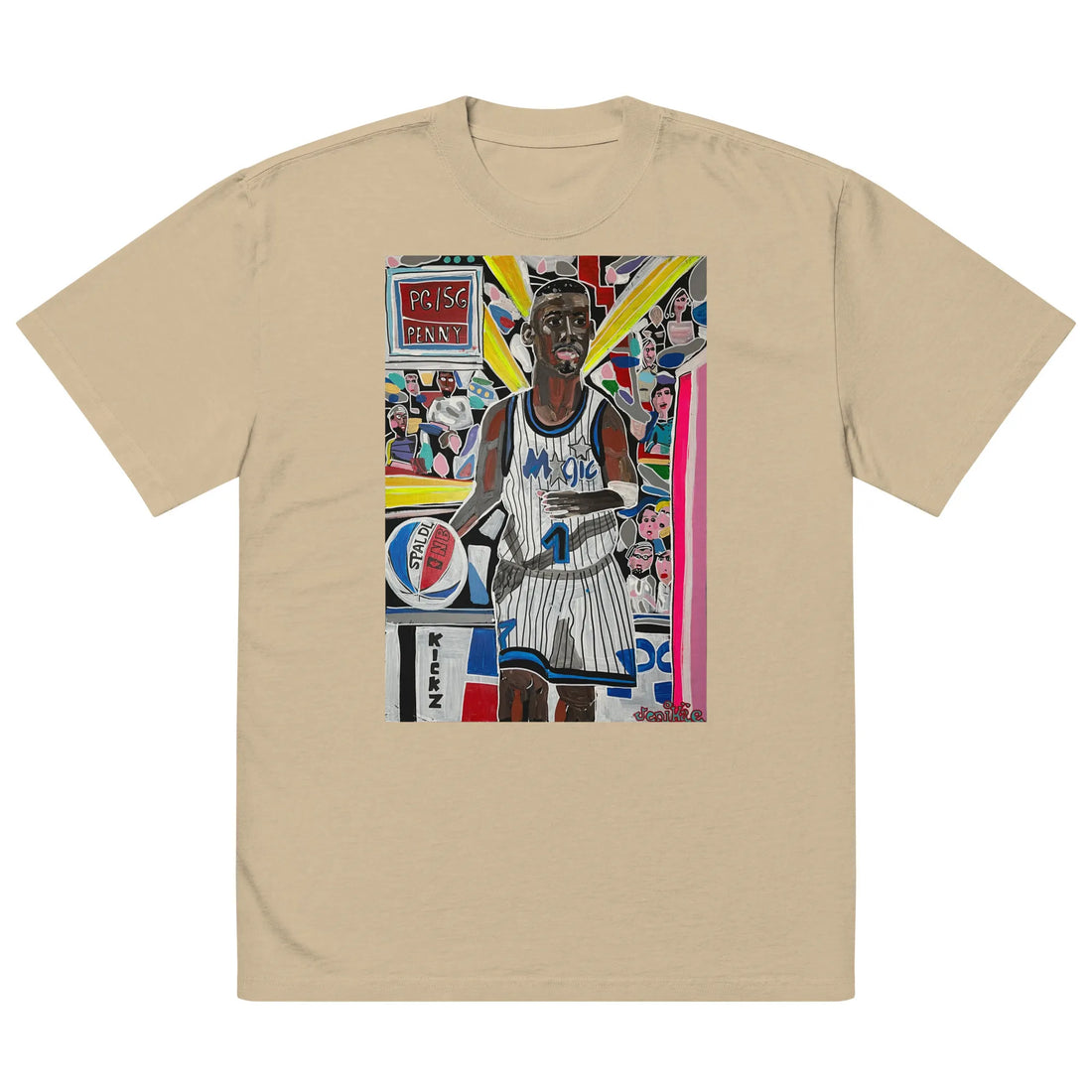 Oversized faded t-shirt TEE
