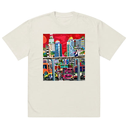 Oversized faded t-shirt TEE