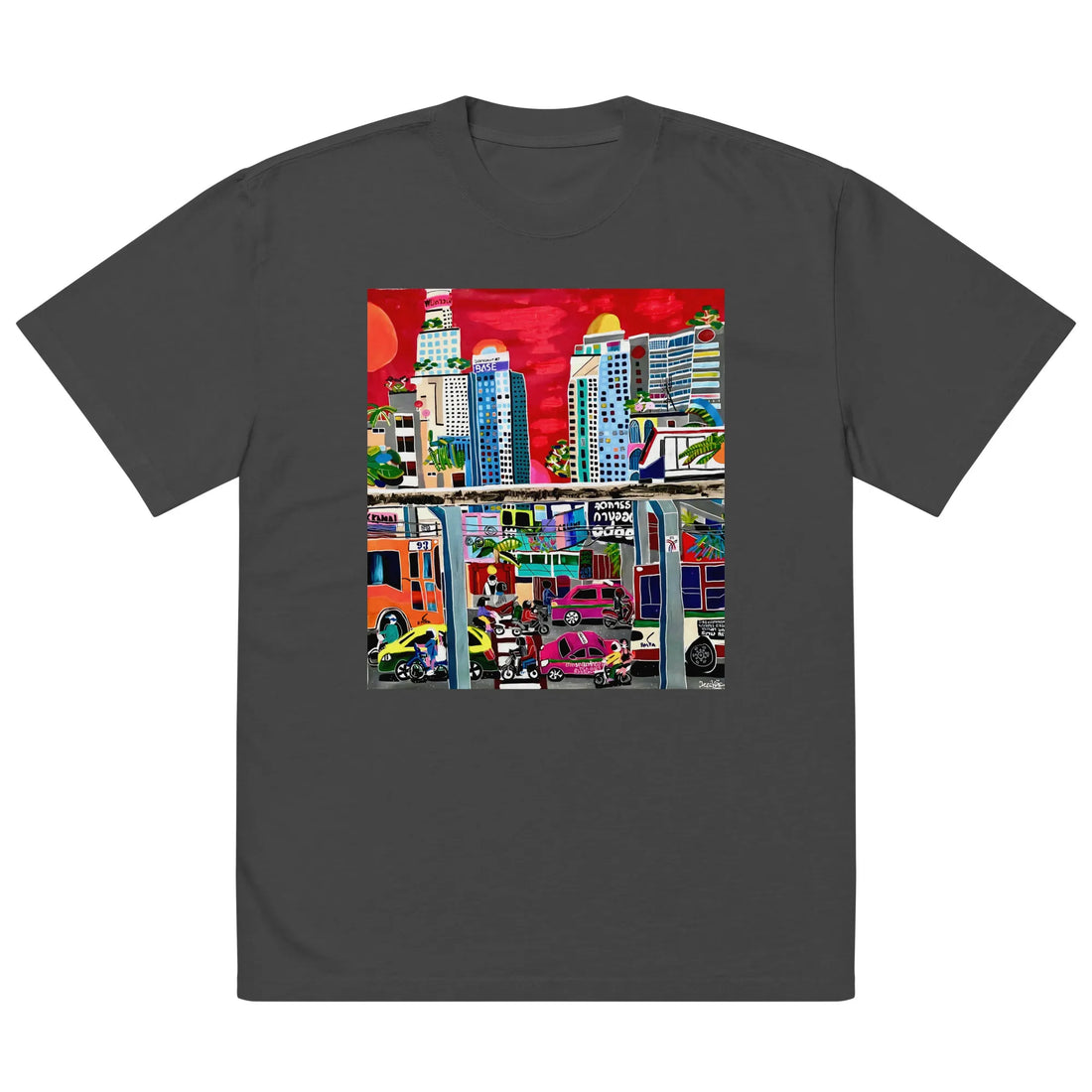 Oversized faded t-shirt TEE