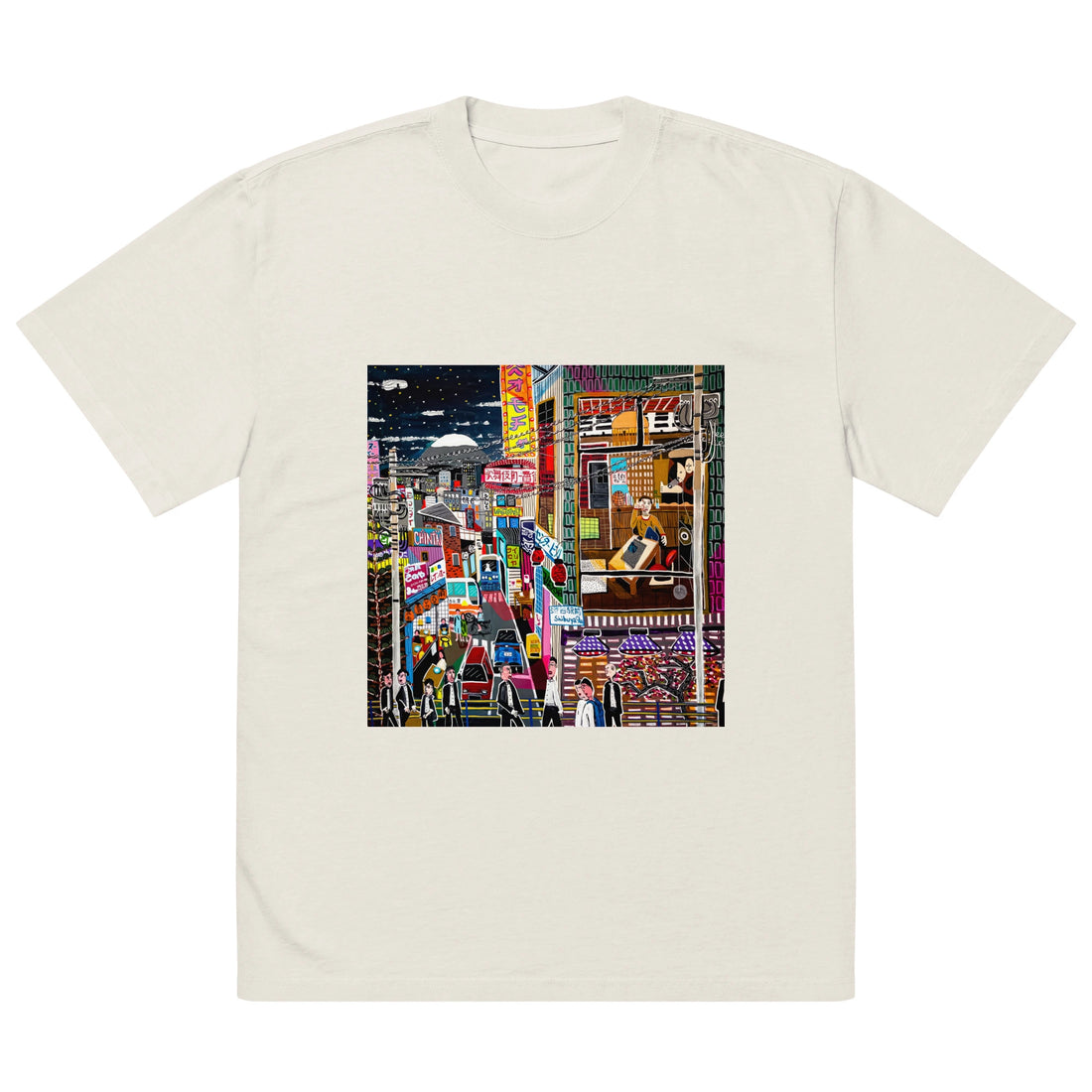 Oversized faded t-shirt TEE