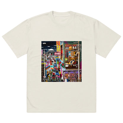 Oversized faded t-shirt TEE