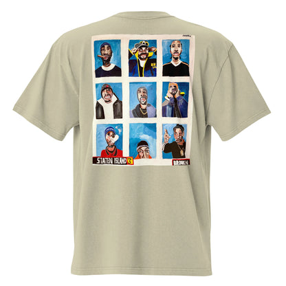 Oversized faded t-shirt From Staten Island &amp; Brooklyn