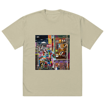 Oversized faded t-shirt TEE