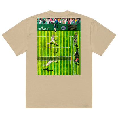 Oversized faded t-shirt (Art on the Back)