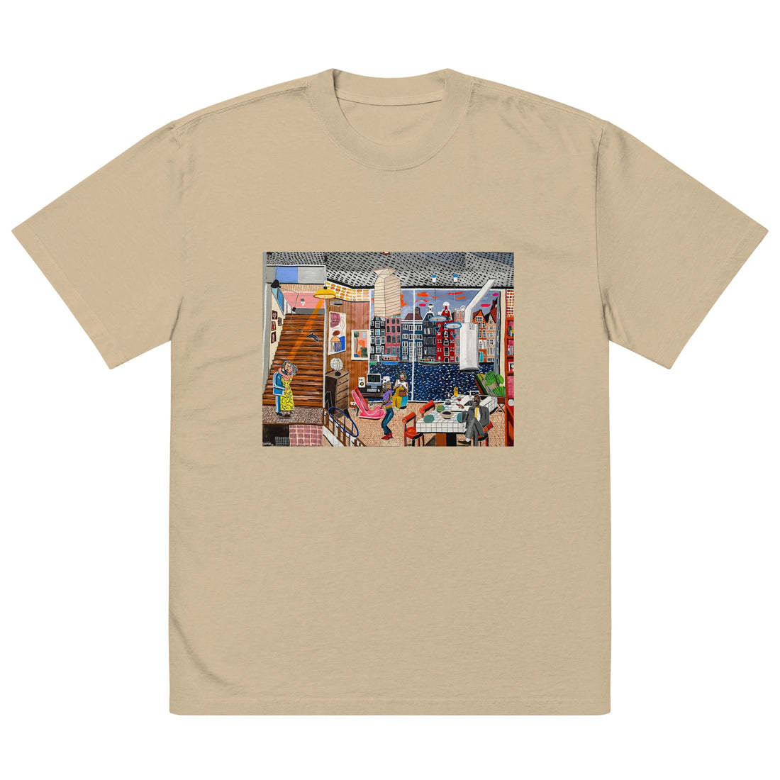 Oversized faded t-shirt TEE