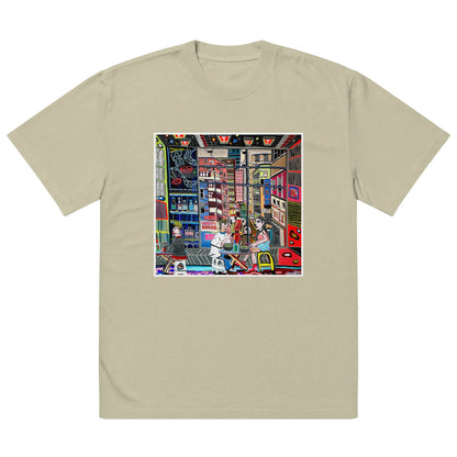 Oversized faded t-shirt TEE