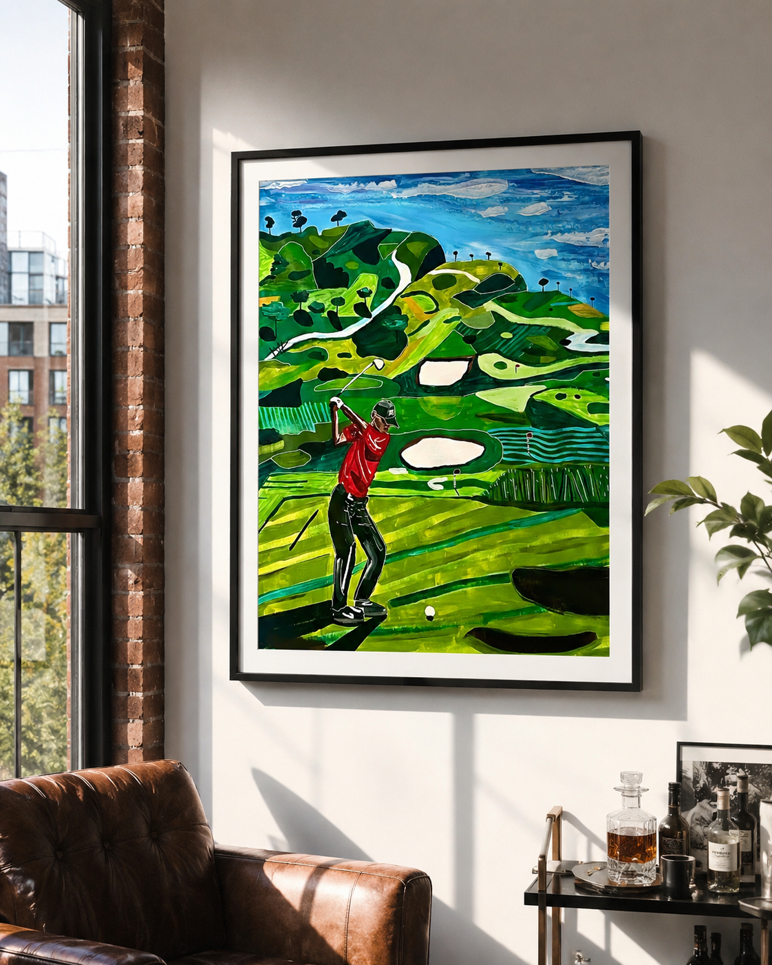 Artwork The Greatest Shot in Master's History - Tiger Woods