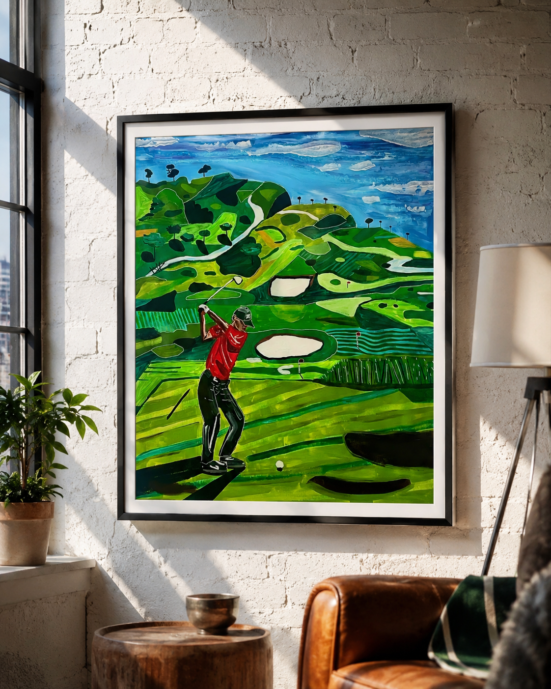 Artwork The Greatest Shot in Master's History - Tiger Woods