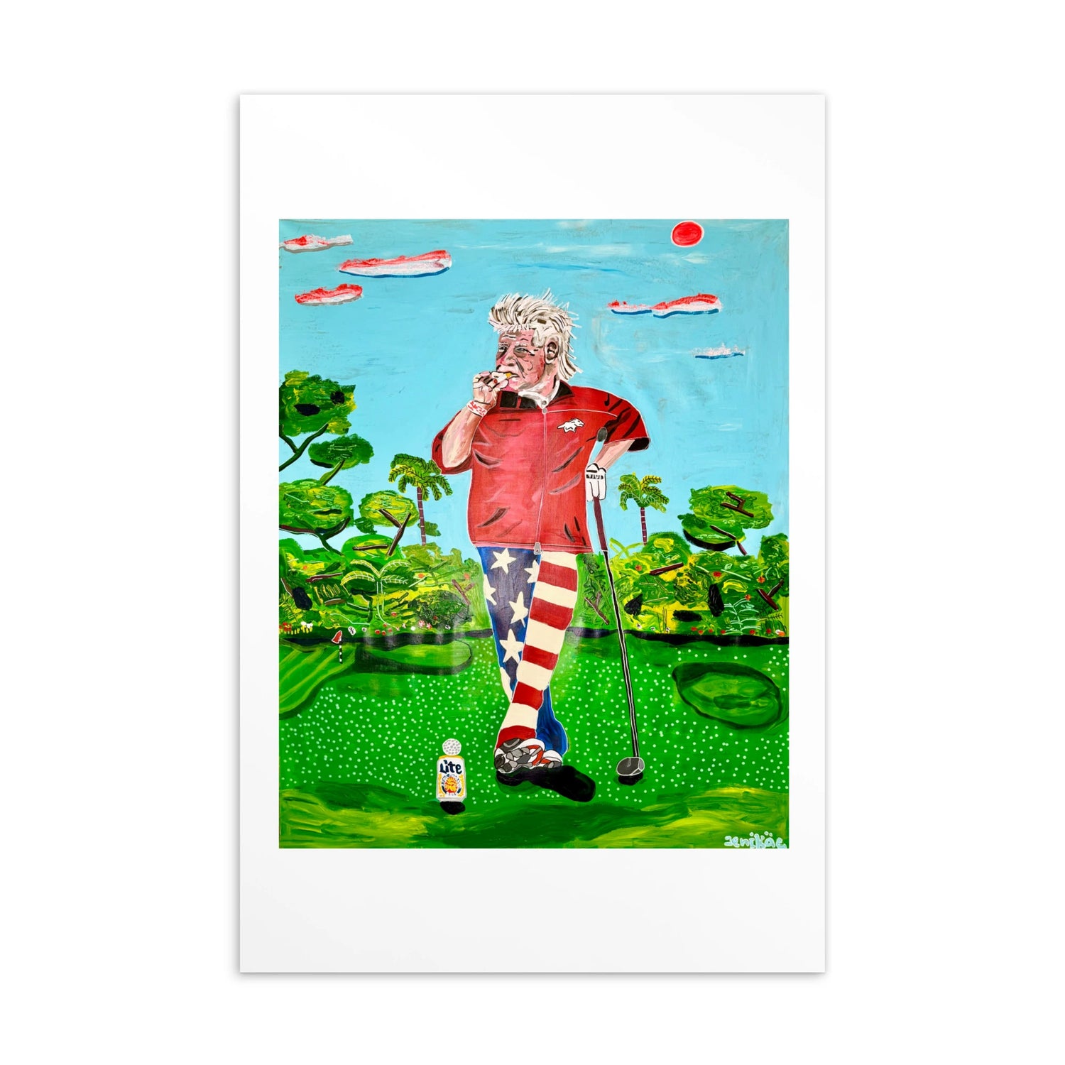 John Daly Florida Postcard