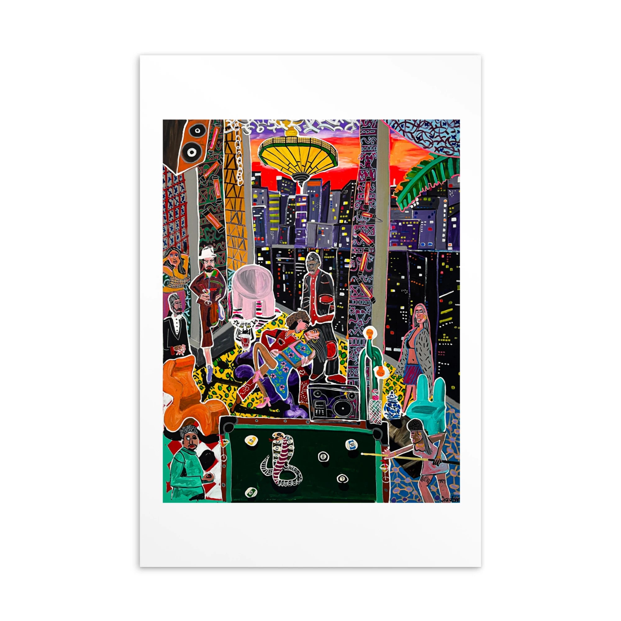 Cobra Bar Bangkok Postcard