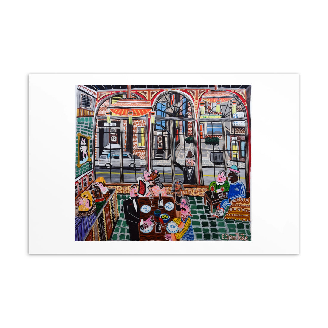 Amsterdam Bar Postcard