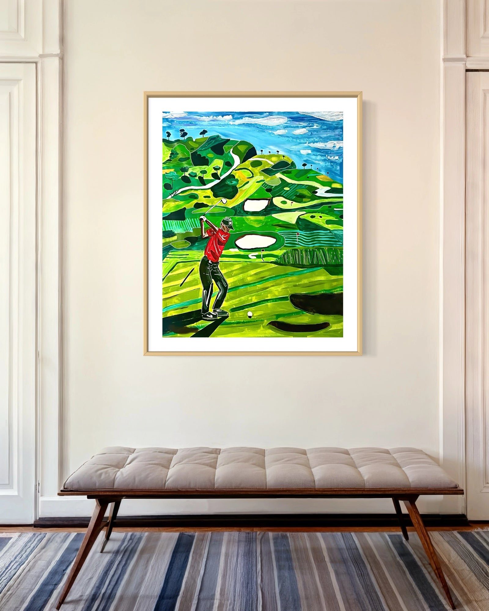 Artwork The Greatest Shot in Master's History - Tiger Woods