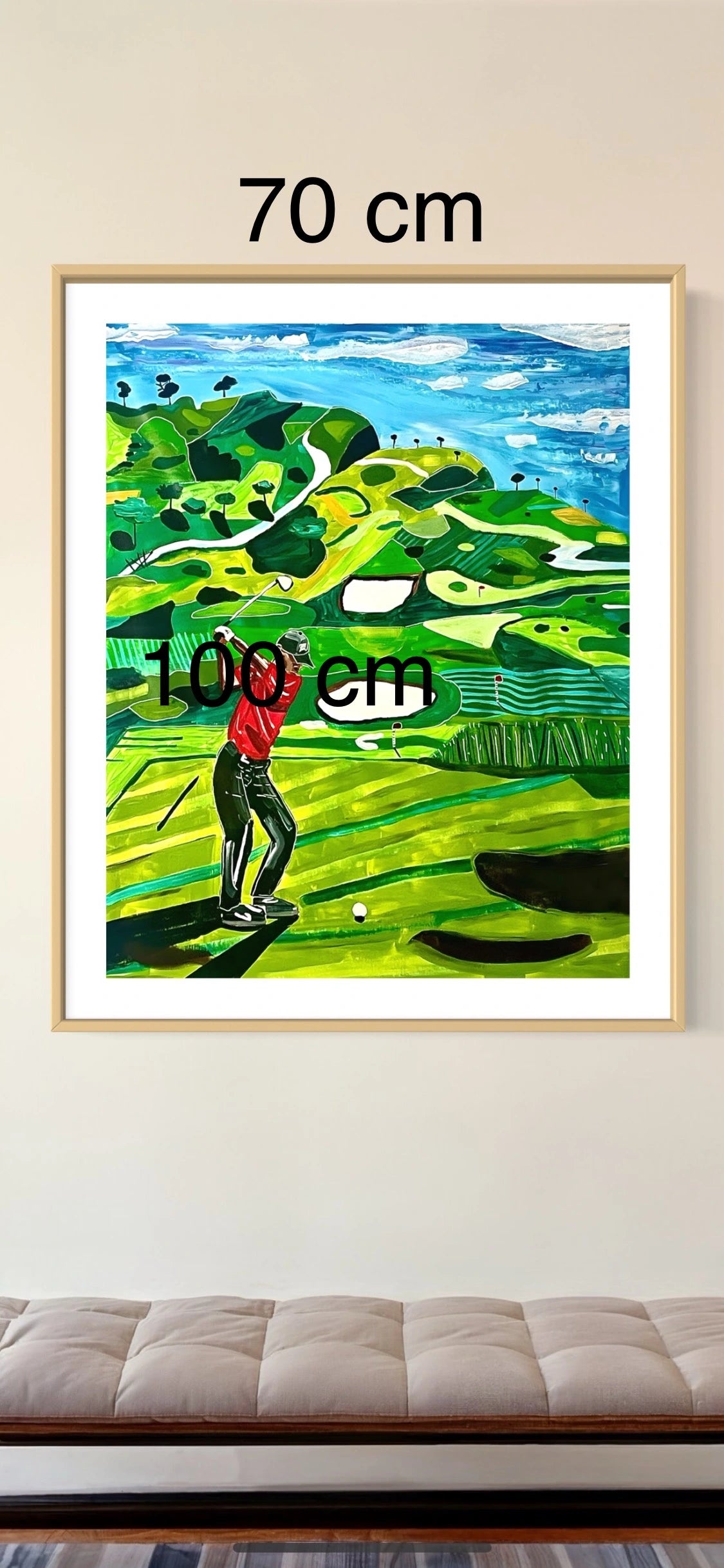 Artwork The Greatest Shot in Master's History - Tiger Woods