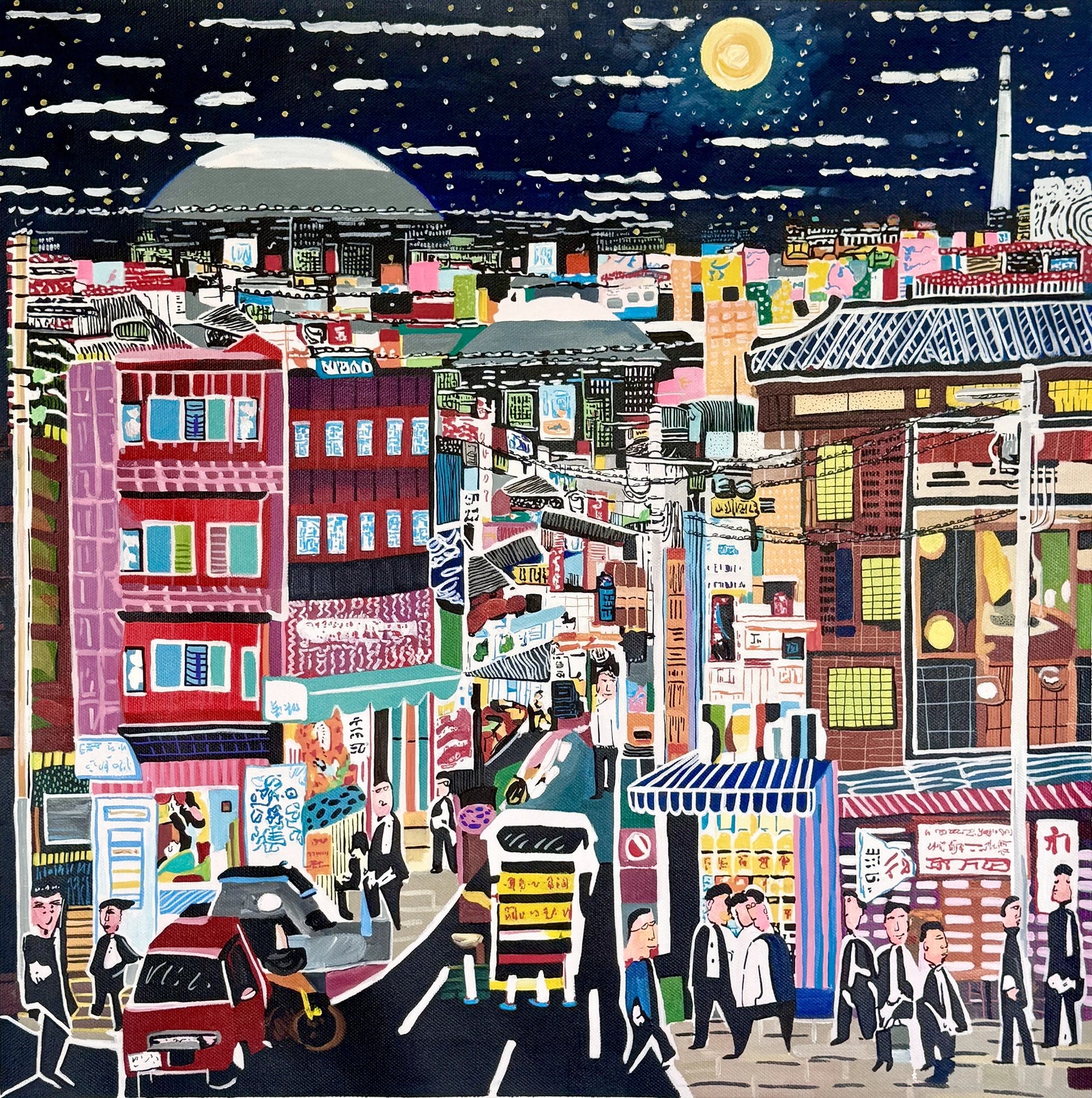 Tokyo Night Glitch