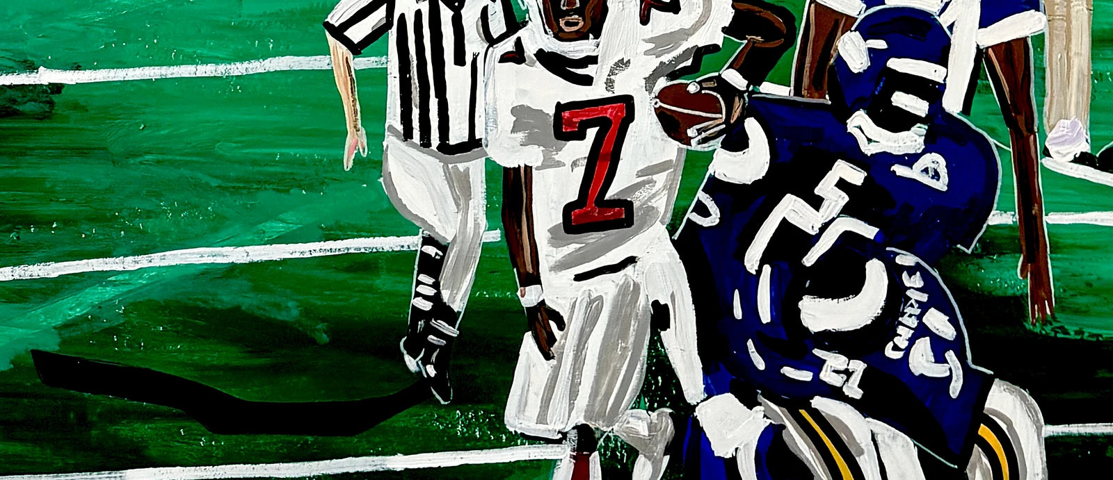 Michael Vick Splits Up Vickings Defense