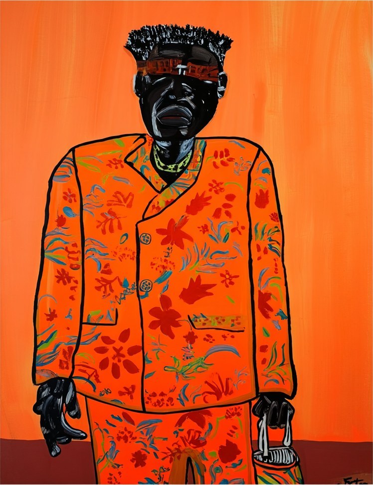 Man in Orange Suit I